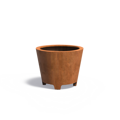 Albany Kvetináč Ø100x80cm oranžovo hnedý corten