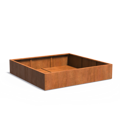 Darling Kvetináč 200x200x40cm oranžovo hnedý corten