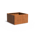 Darling Kvetináč 140x140x80cm oranžovo hnedý corten