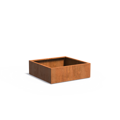 Darling Kvetináč 120x120x40cm oranžovo hnedý corten