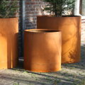 Gilbert Kvetináč Ø100x60cm oranžovo hnedý corten