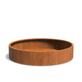 Gilbert Kvetináč Ø200x40cm oranžovo hnedý corten