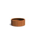 Gilbert Kvetináč Ø100x40cm oranžovo hnedý corten