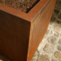 Gordon Kvetináč Kvetináč 200x200x60cm oranžovo hnedý corten