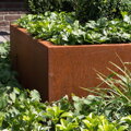 Gordon Kvetináč Kvetináč 200x200x60cm oranžovo hnedý corten