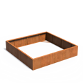 Gordon Kvetináč Kvetináč 200x200x40cm oranžovo hnedý corten