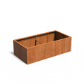 Gordon Kvetináč 200x100x60cm oranžovo hnedý corten