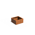 Gordon Kvetináč 80x80x40cm oranžovo hnedý corten