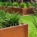 Mitchell Kvetináč 80x40x40cm oranžovo hnedý corten