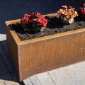 Mitchell Kvetináč 80x40x40cm oranžovo hnedý corten