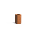 Doris Murray Kvetináč 40x40x80cm oranžovo hnedý corten