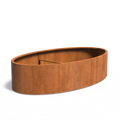 Norman Kvetináč 280x160x60cm oranžovo hnedý corten