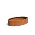 Norman Kvetináč 200x120x40cm oranžovo hnedý corten