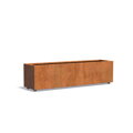 Sonder Kvetináč 200x50x50cm oranžovo hnedý corten