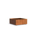 Sonder Kvetináč 100x100x40cm oranžovo hnedý corten