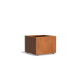 Sonder Kvetináč 80x80x60cm oranžovo hnedý corten