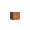 Sonder Kvetináč 70x70x70cm oranžovo hnedý corten