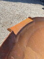 Misa na vodu so žlabom 100 x 23 cm  - corten