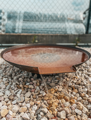 Misa na vodu so žlabom 100 x 23 cm  - corten