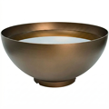 Misa na vodu z lakovanej ocele Deep vysoká 100x51 cm - Antický bronz