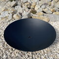 Misa z lakovanej ocele na vodu 200 x 38cm - Black