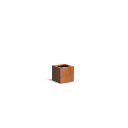 Darling Kvetináč 40x40x40cm oranžovo hnedý corten