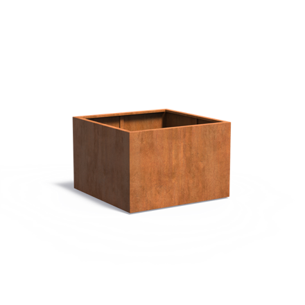 Darling Kvetináč 120x120x80cm oranžovo hnedý corten