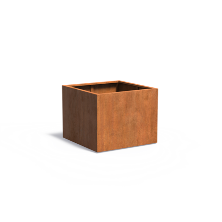 Darling Kvetináč 100x100x80cm oranžovo hnedý corten