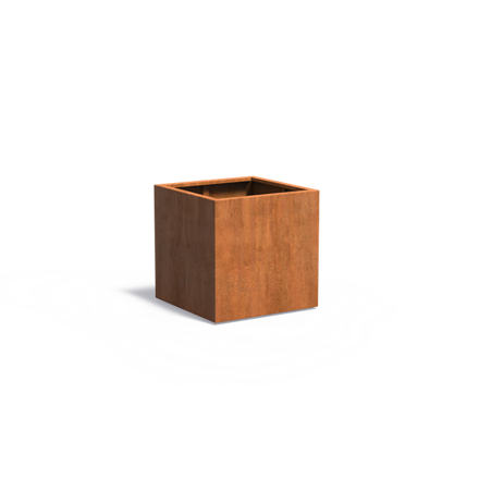 Darling Kvetináč 80x80x80cm oranžovo hnedý corten