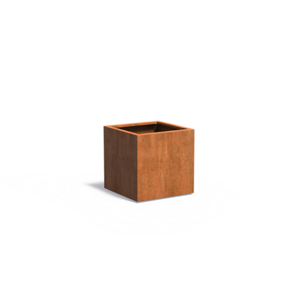 Darling Kvetináč 70x70x70cm oranžovo hnedý corten