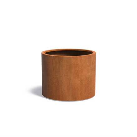 Gilbert Kvetináč Ø100x80cm oranžovo hnedý corten