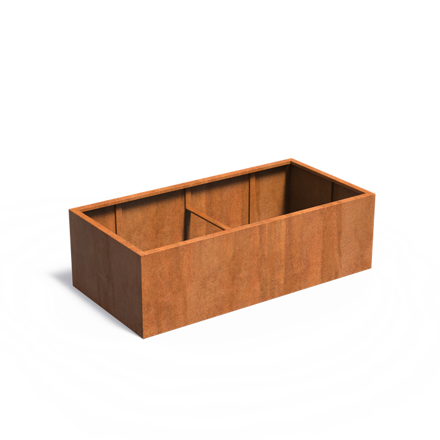 Gordon Kvetináč 200x100x60cm oranžovo hnedý corten