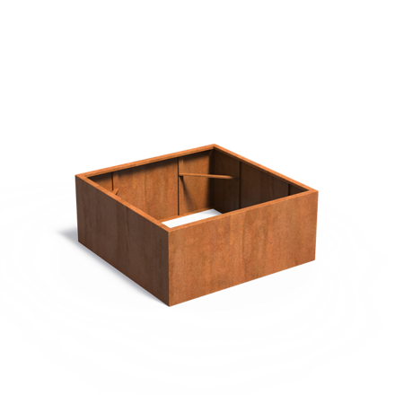 Gordon Kvetináč Kvetináč 140x140x60cm oranžovo hnedý corten