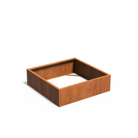 Gordon Kvetináč Kvetináč 140x140x40cm oranžovo hnedý corten