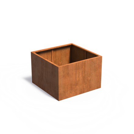 Gordon Kvetináč 120x120x80cm oranžovo hnedý corten