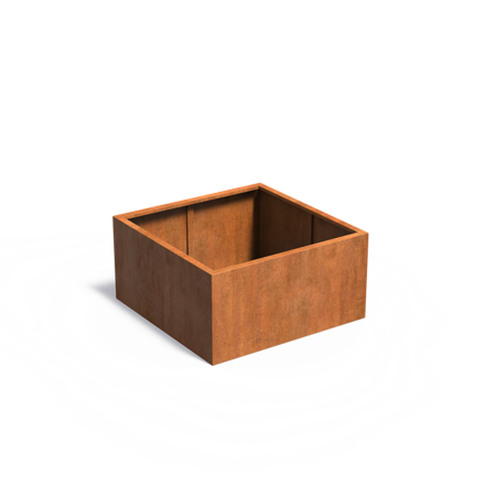 Gordon Kvetináč 120x120x60cm oranžovo hnedý corten
