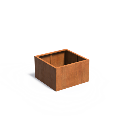 Gordon Kvetináč 100x100x60cm oranžovo hnedý corten