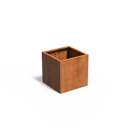 Gordon Kvetináč 80x80x80cm oranžovo hnedý corten