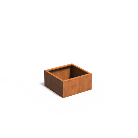 Gordon Kvetináč 80x80x40cm oranžovo hnedý corten
