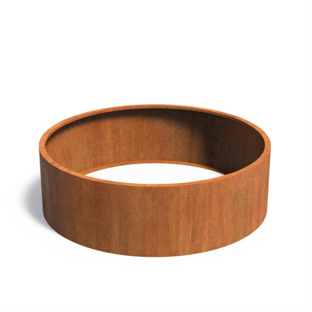Gosford Kvetináč Ø200x60cm oranžovo hnedý corten