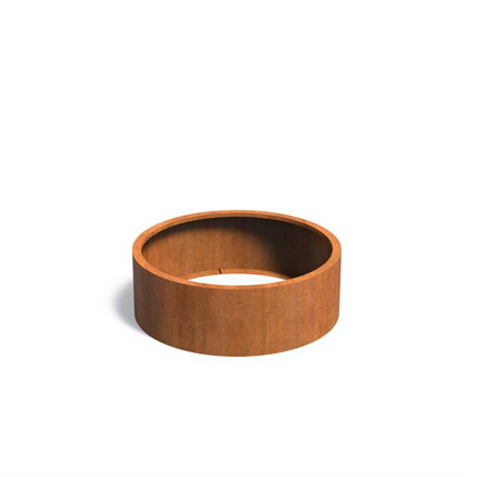 Gosford Kvetináč Ø120x40cm oranžovo hnedý corten