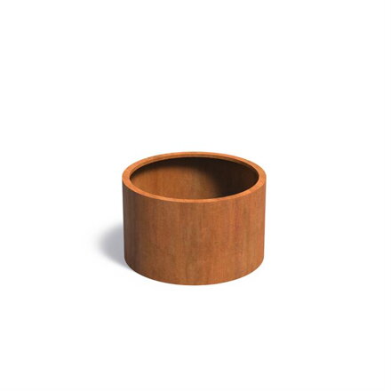 Gosford Kvetináč Ø100x60cm oranžovo hnedý corten