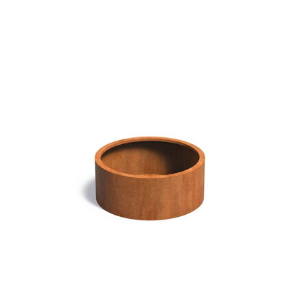 Gosford Kvetináč Ø100x40cm oranžovo hnedý corten