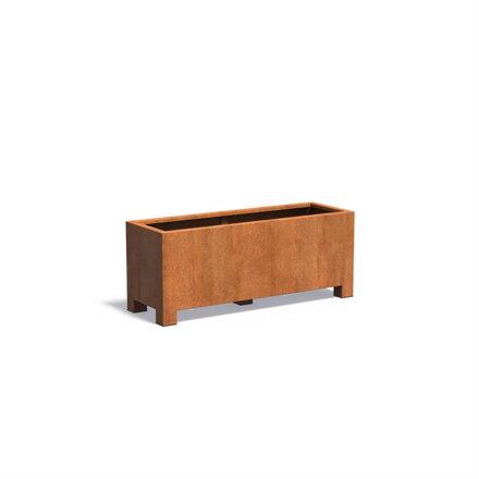 Mary Kvetináč 150x50x60cmoranžovo hnedý corten
