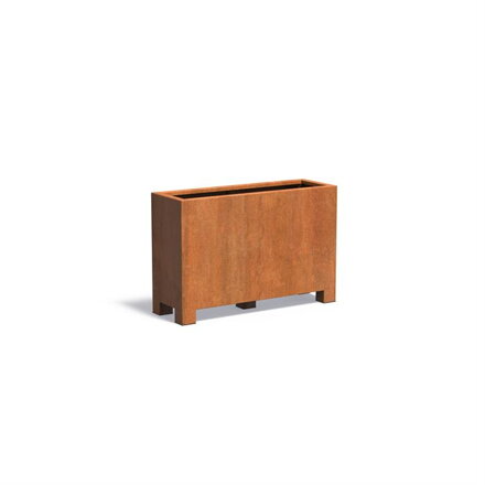 Mary Kvetináč 120x40x80cm oranžovo hnedý corten