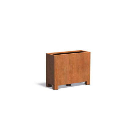 Mary Kvetináč 100x40x80cm oranžovo hnedý corten