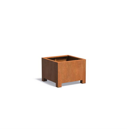 Mary Kvetináč 80x80x60cm oranžovo hnedý corten