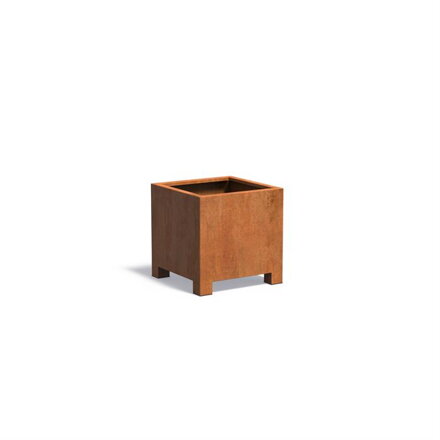 Mary Kvetináč 70x70x70cmoranžovo hnedý corten