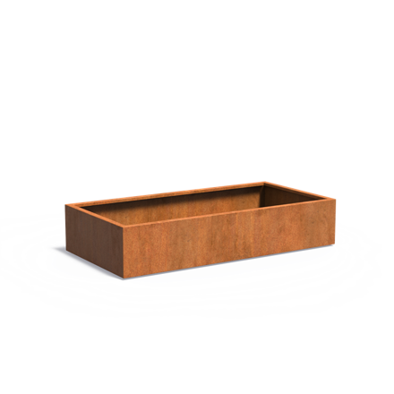 Mitchell Kvetináč 200x100x40cm oranžovo hnedý corten