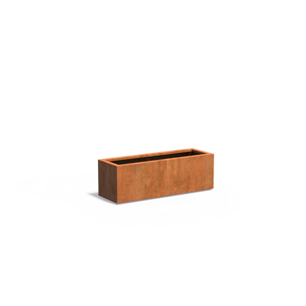 Mitchell Kvetináč 120x40x40cm oranžovo hnedý corten